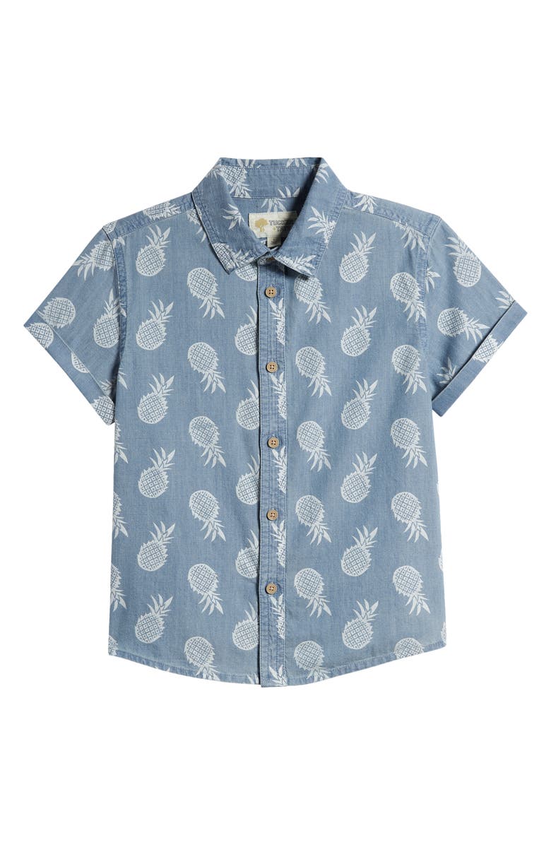 Tucker + Tate Kids' Print Camp Shirt, Main, color, 