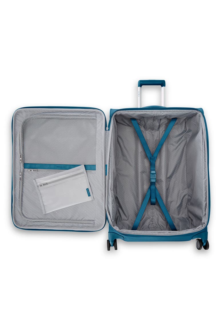 UpLIFT Softside Expandable (20"/25") 2 Piece Spinner Luggage Set, Alternate, color, Cerulean Blue