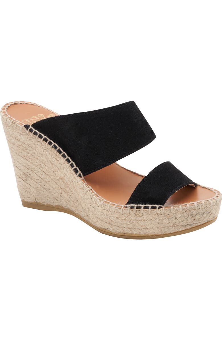 André Assous Celeste Platform Wedge Sandal, Main, color,
