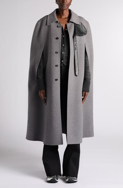 Wool & Cashmere Intrecciato Cape