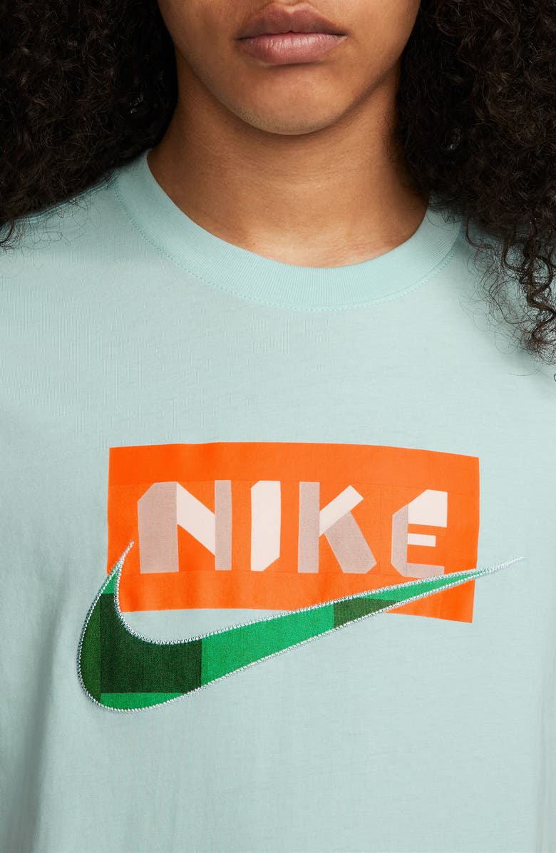Nike Swoosh Appliqué Graphic T-Shirt, Alternate, color, 346 Jadice