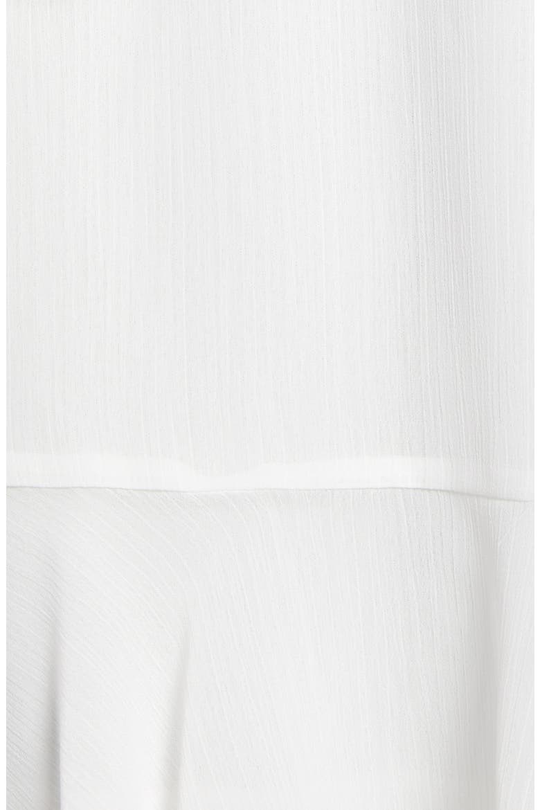 Long Sleeve Wrap Front Minidress, Alternate, color, WHITE