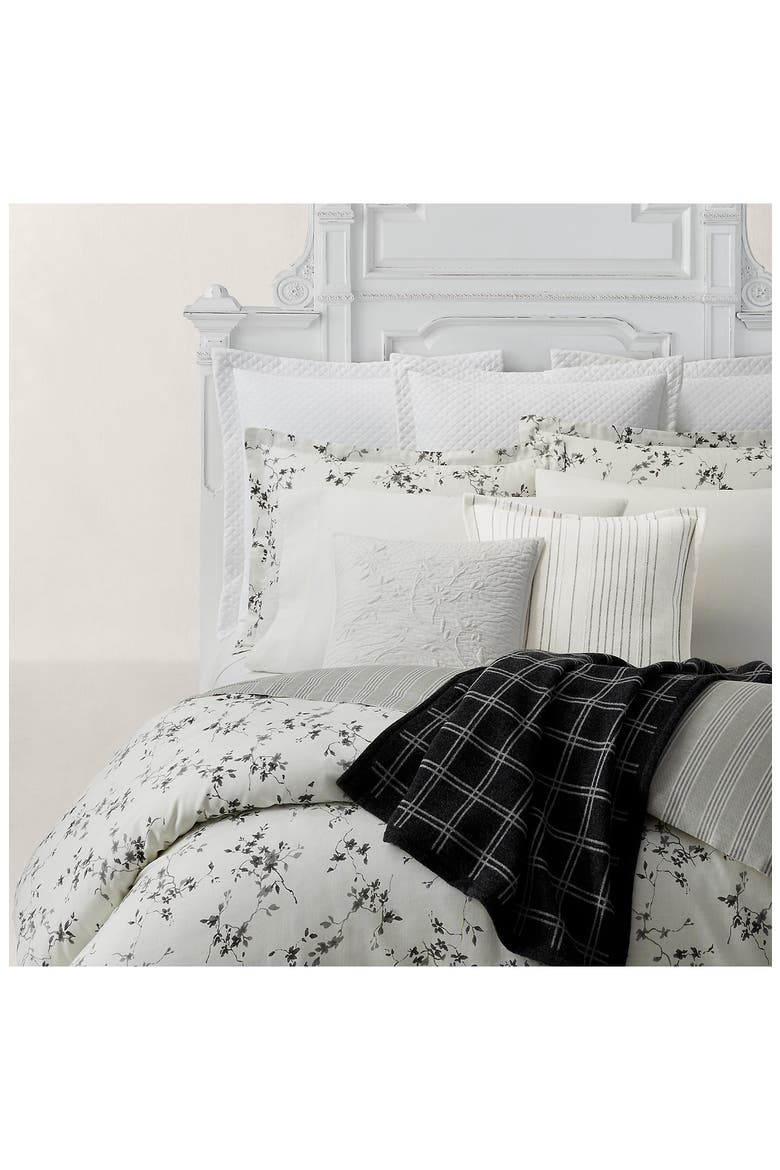 Munroe Duvet Cover, Main, color, TRUE CHARCOAL