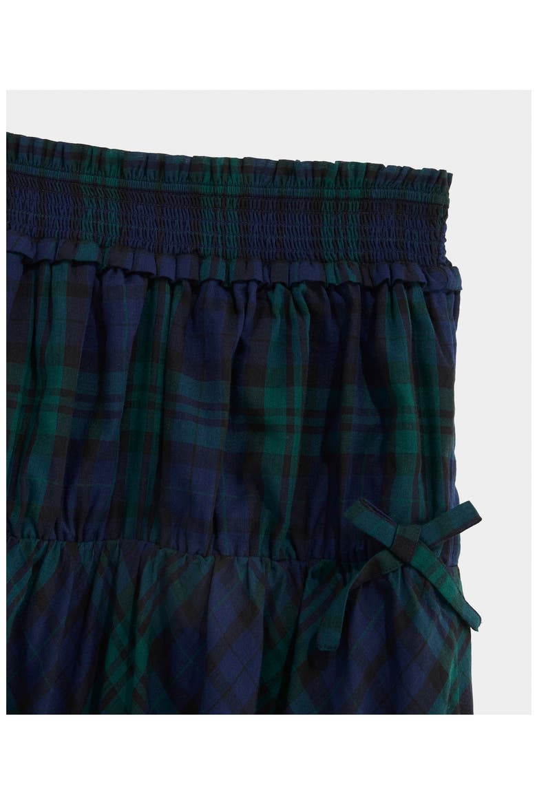 Kids' Gemma Bow Skirt, Alternate, color, JET BLACK BLACKWATCH