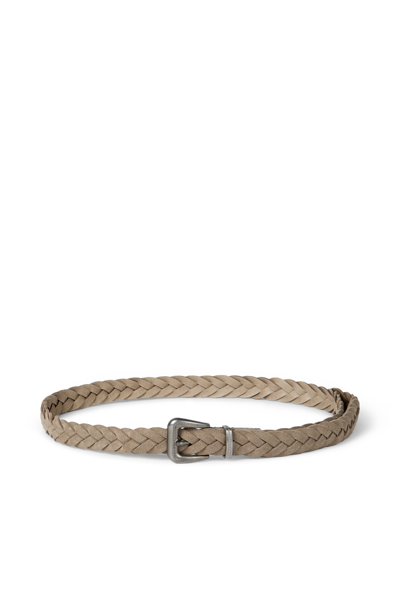 Braided belt, Main, color, Beige