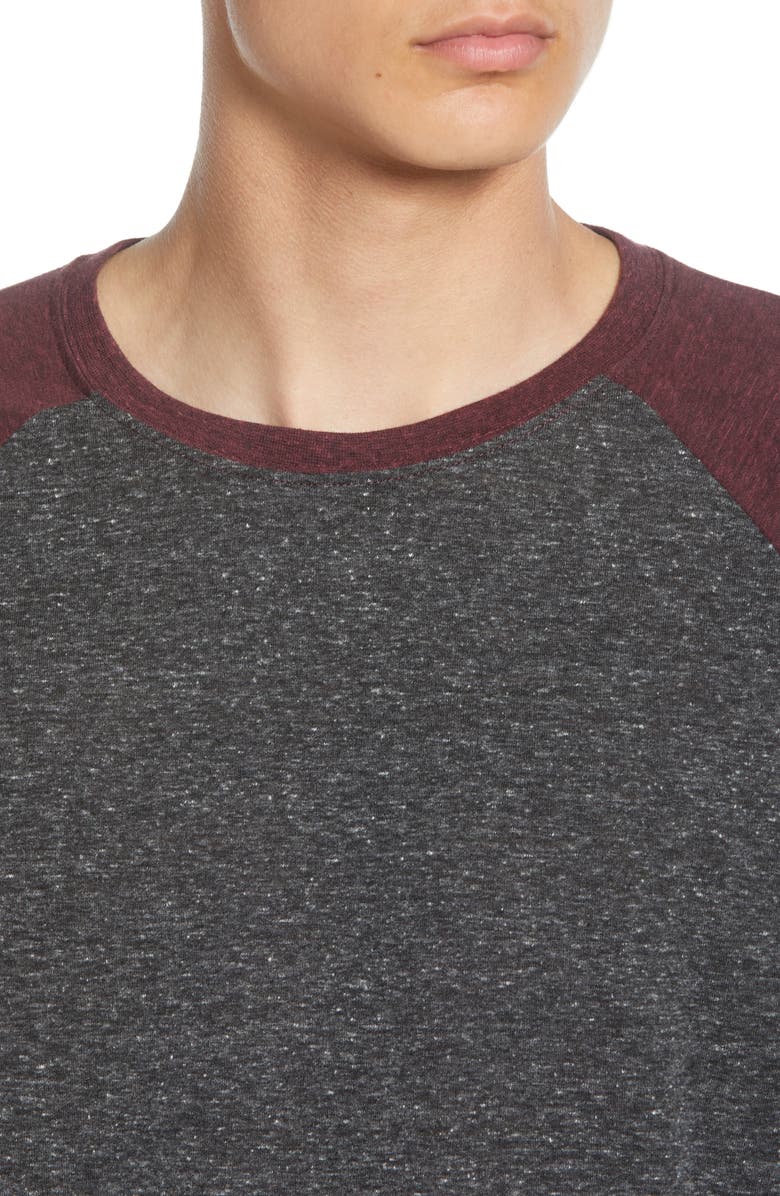 Threads 4 Thought Triblend Raglan Long Sleeve Crewneck T-Shirt, Alternate, color, 