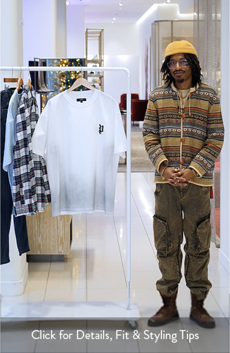 Oversized Graphic Mercerized Cotton T-Shirt, sales video thumbnail