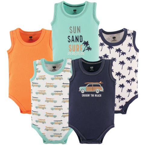 Soft Cotton Sleeveless Bodysuits