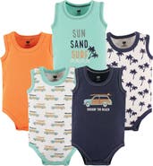 Hudson Baby Soft Cotton Sleeveless Bodysuits