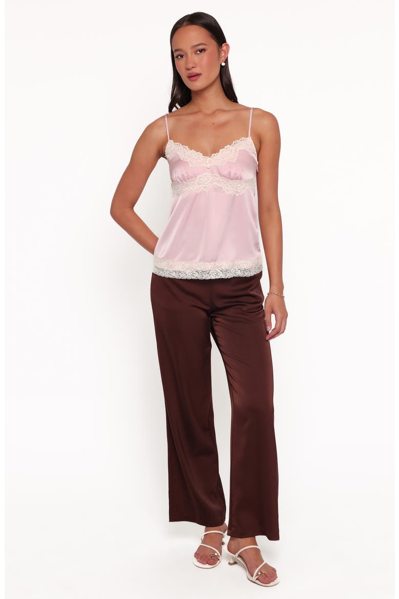 Raine Lace Satin Camisole, Alternate, color, PINK