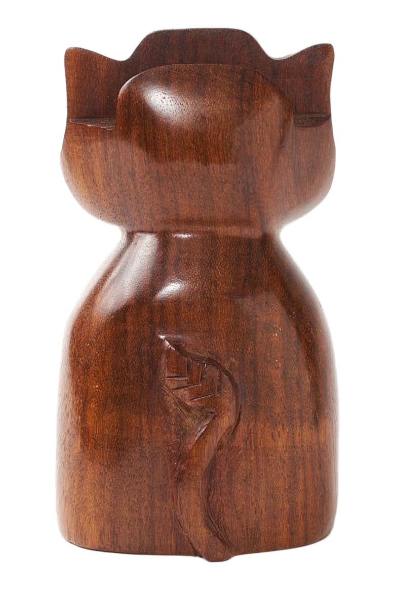 Trunk Up Elephant Eyeglass Holder Stand, Alternate, color, Brown