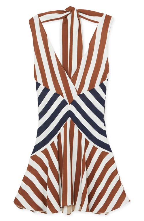 Reiss Esme Halter Dress In Multi