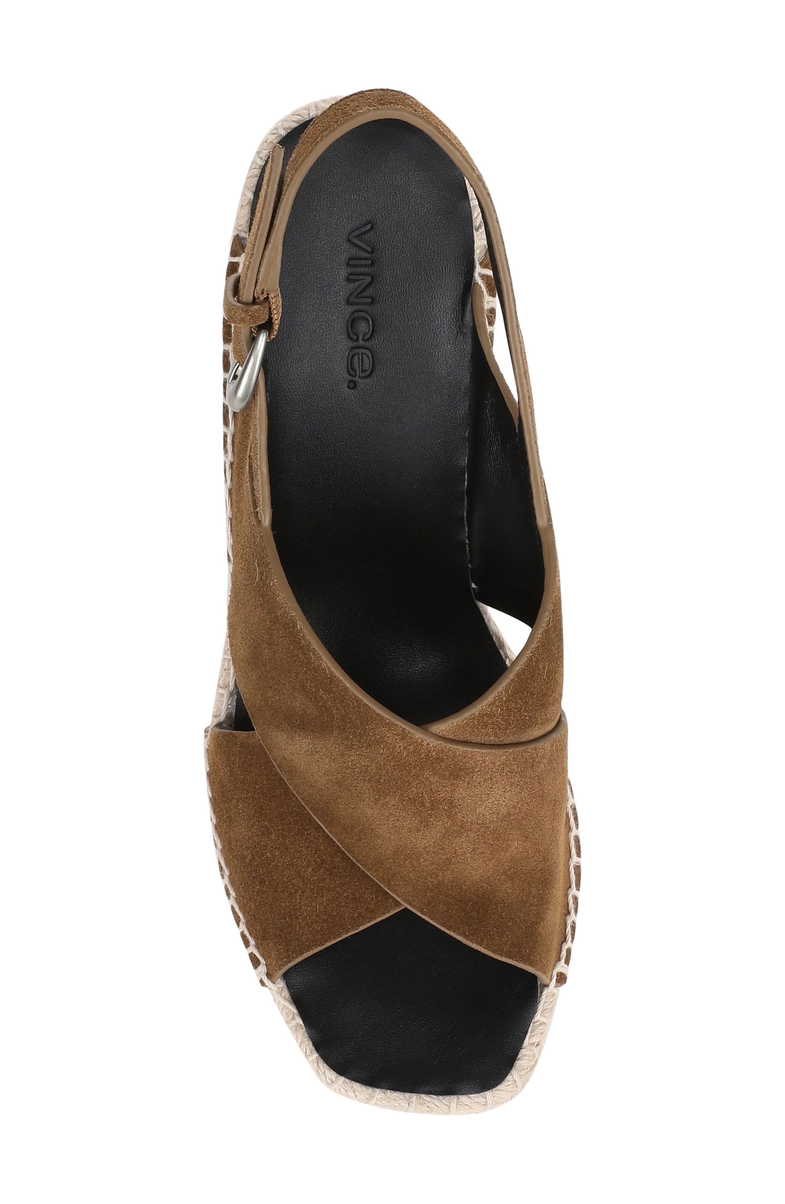Georgia Espadrille Wedge Sandal, Alternate, color, ELMWOOD