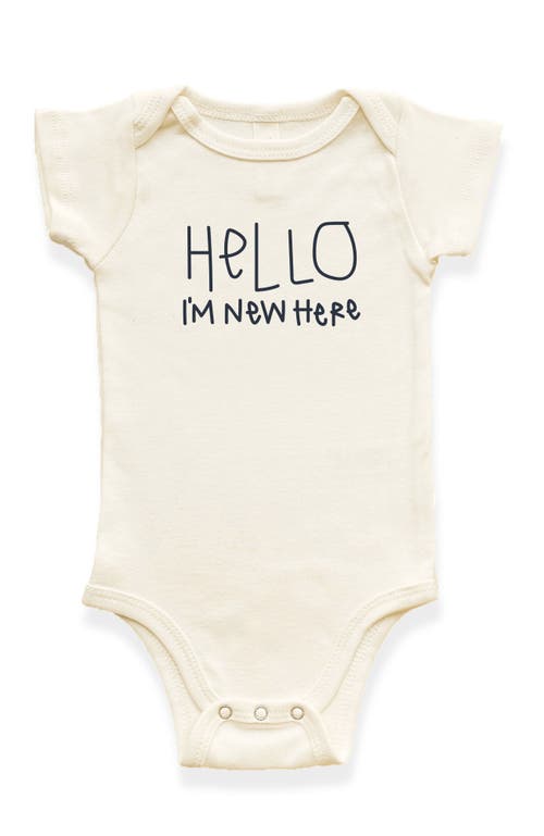 Tenth & Pine Kids'  Hello I'm New Here In Neutral