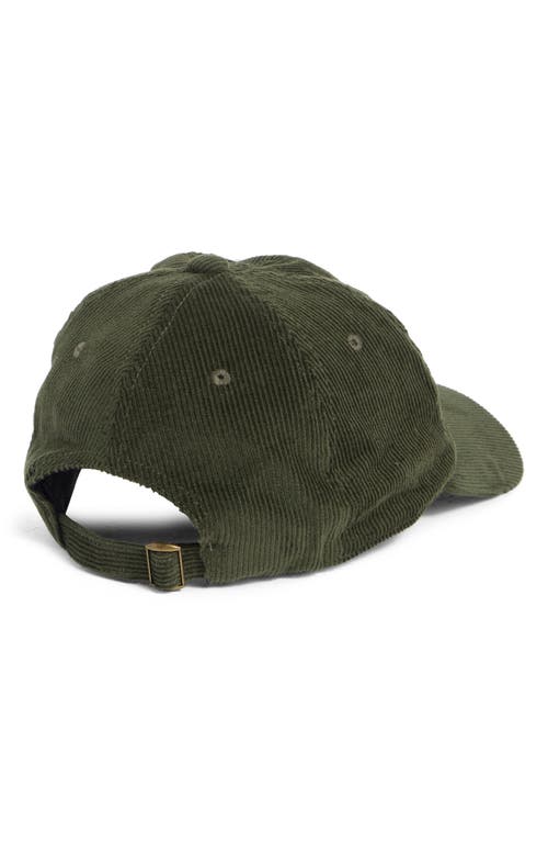 Melrose And Market Corduroy Baseball Cap In Green