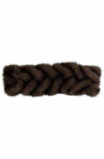 Braided Faux Fur Headband