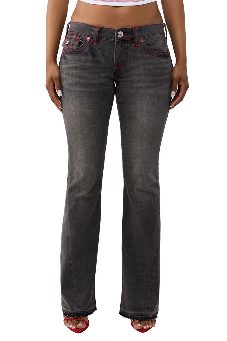 Joey Low Rise Flare Jeans, Main, color, COMPASS TRAIL