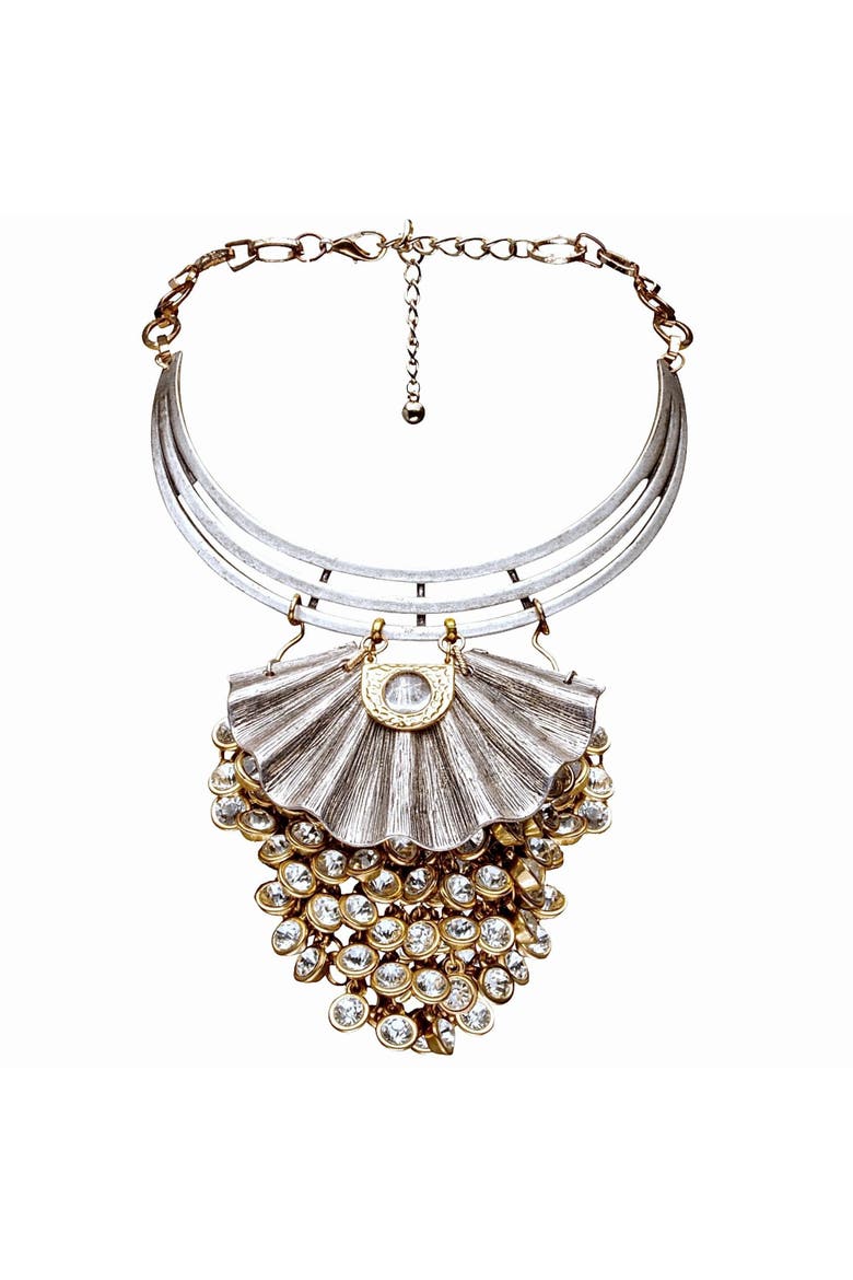 Sikara Necklace, Main, color, Gold/Silver