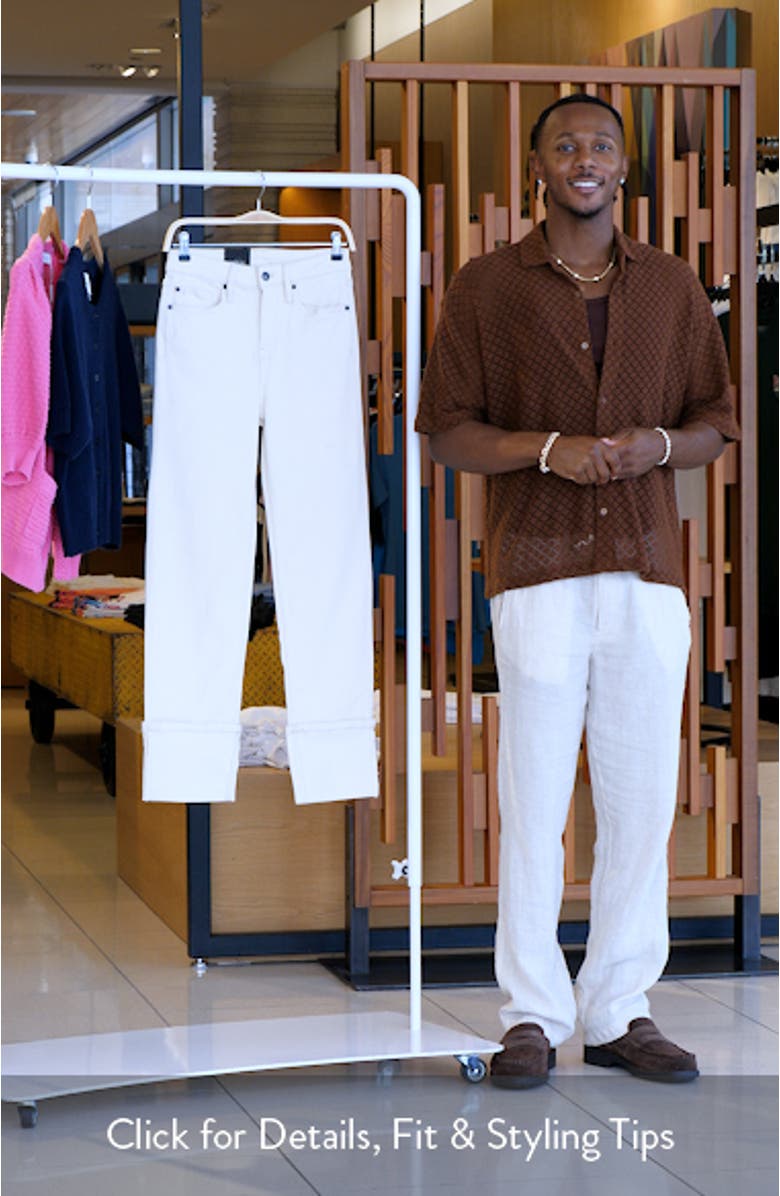 Straight Leg Wide Cuff Jeans, sales video thumbnail