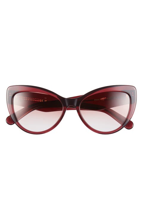 Salvatore Ferragamo 56mm Cat Eye Sunglasses