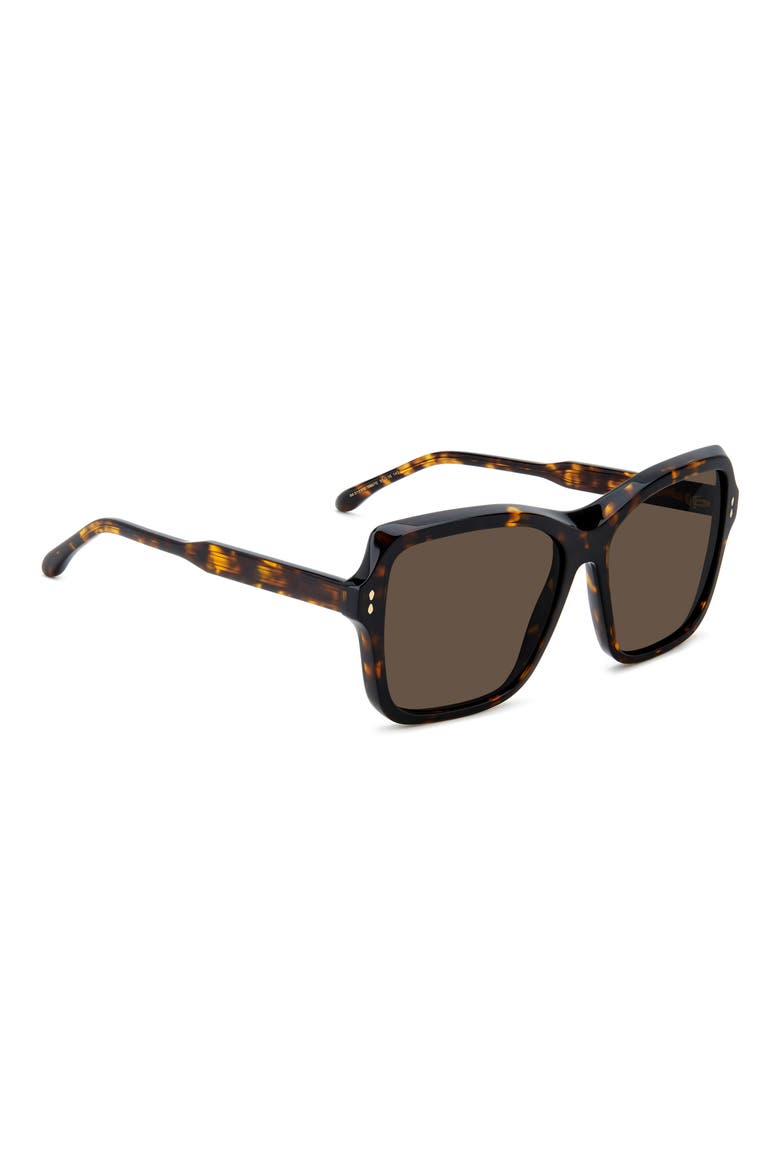 IM 0193/S 58mm Rectangular Sunglasses, Alternate, color, HAVANA