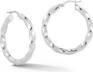 GLAZE JEWELRY Twisted Hoop Earrings
