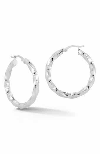 Twisted Hoop Earrings