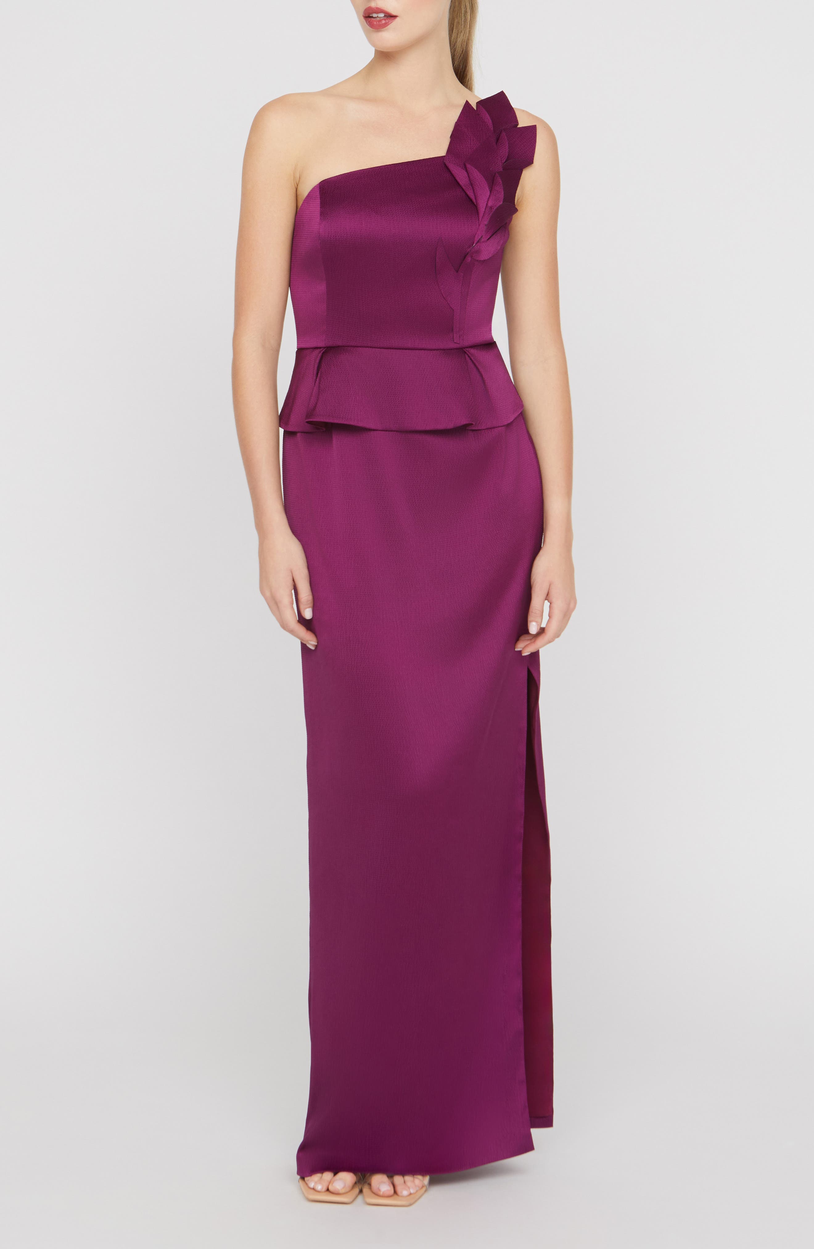 Kiara One-Shoulder Gown