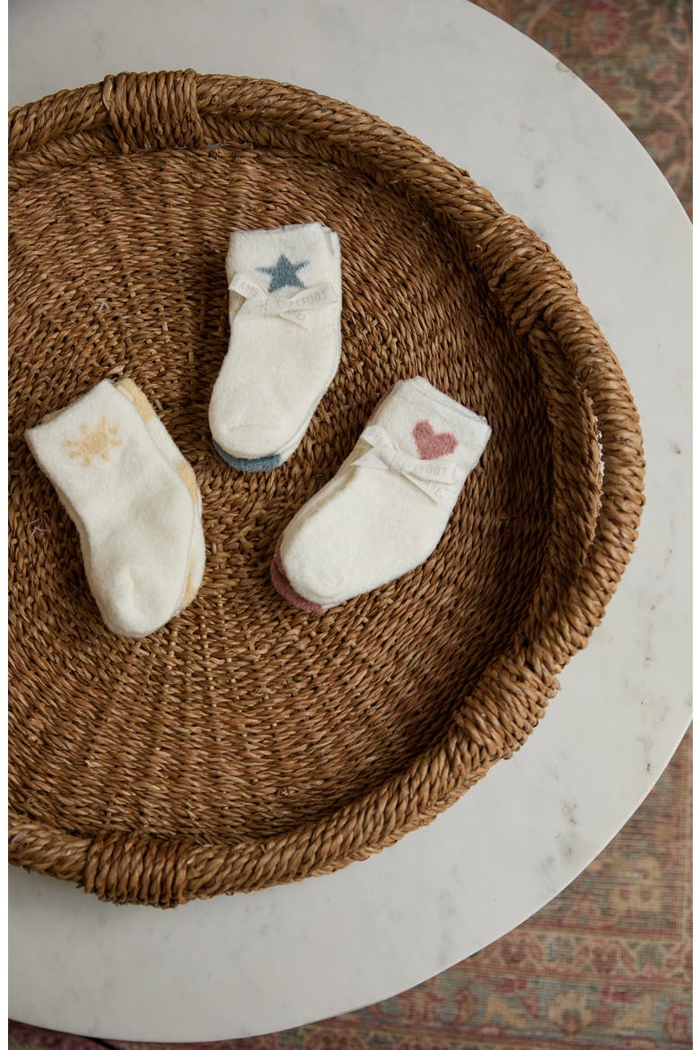 CozyChic Lite® 3-Pack Sock Set, Alternate, color, ROSE QUARTZ-PEARL
