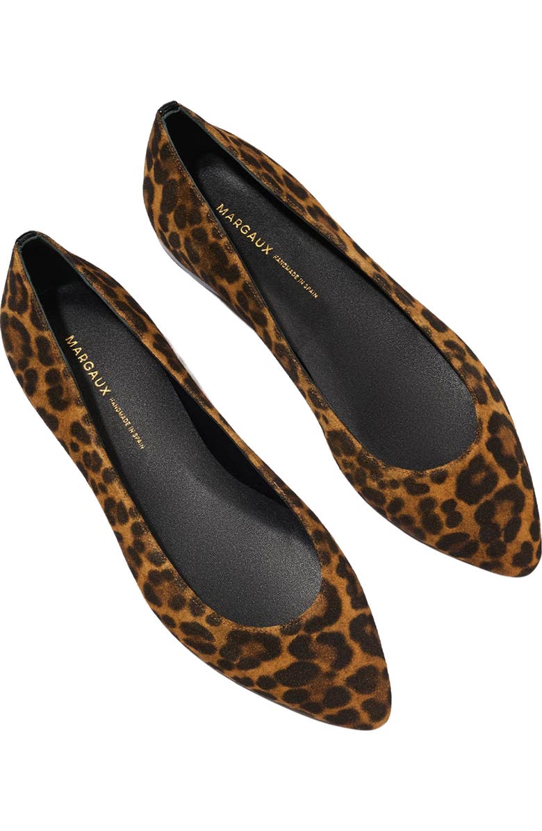 MARGAUX The Pointe Flat, Alternate, color, Leopard Suede