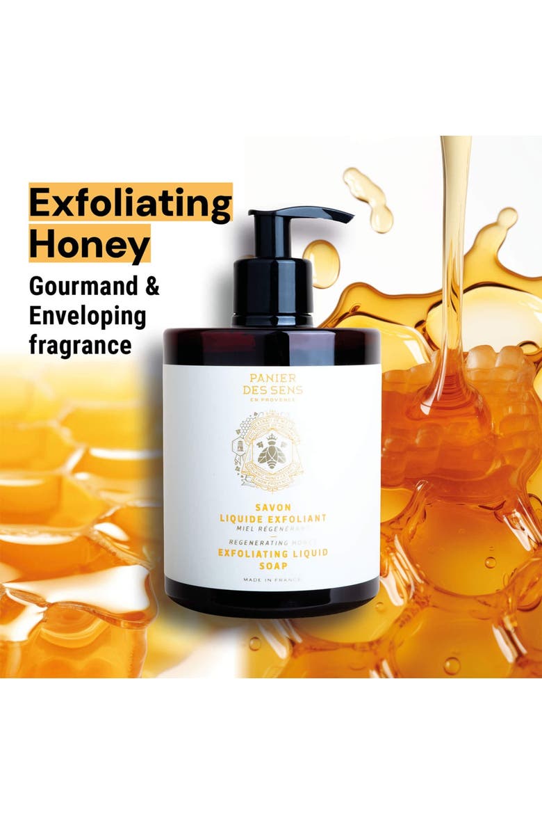 Exfoliating Honey Liquid Marseille Soap, Alternate, color, Yellow