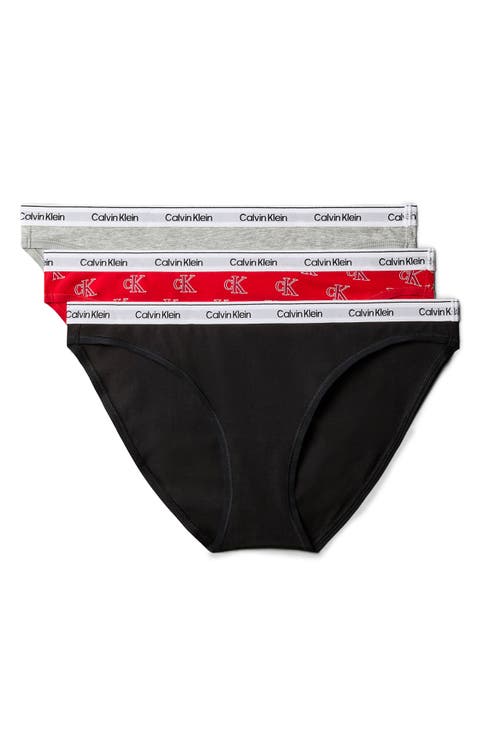 Assorted 3-Pack Logo Bikinis