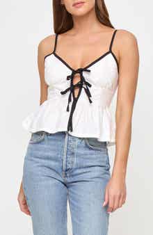 LSPACE Agnes Tie Front Cover-Up Tank