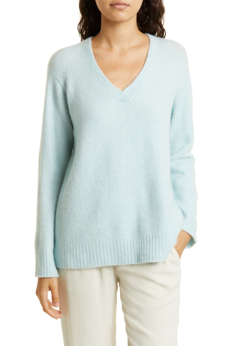 Eileen Fisher Organic Cotton Blend Sweater, Main, color, 