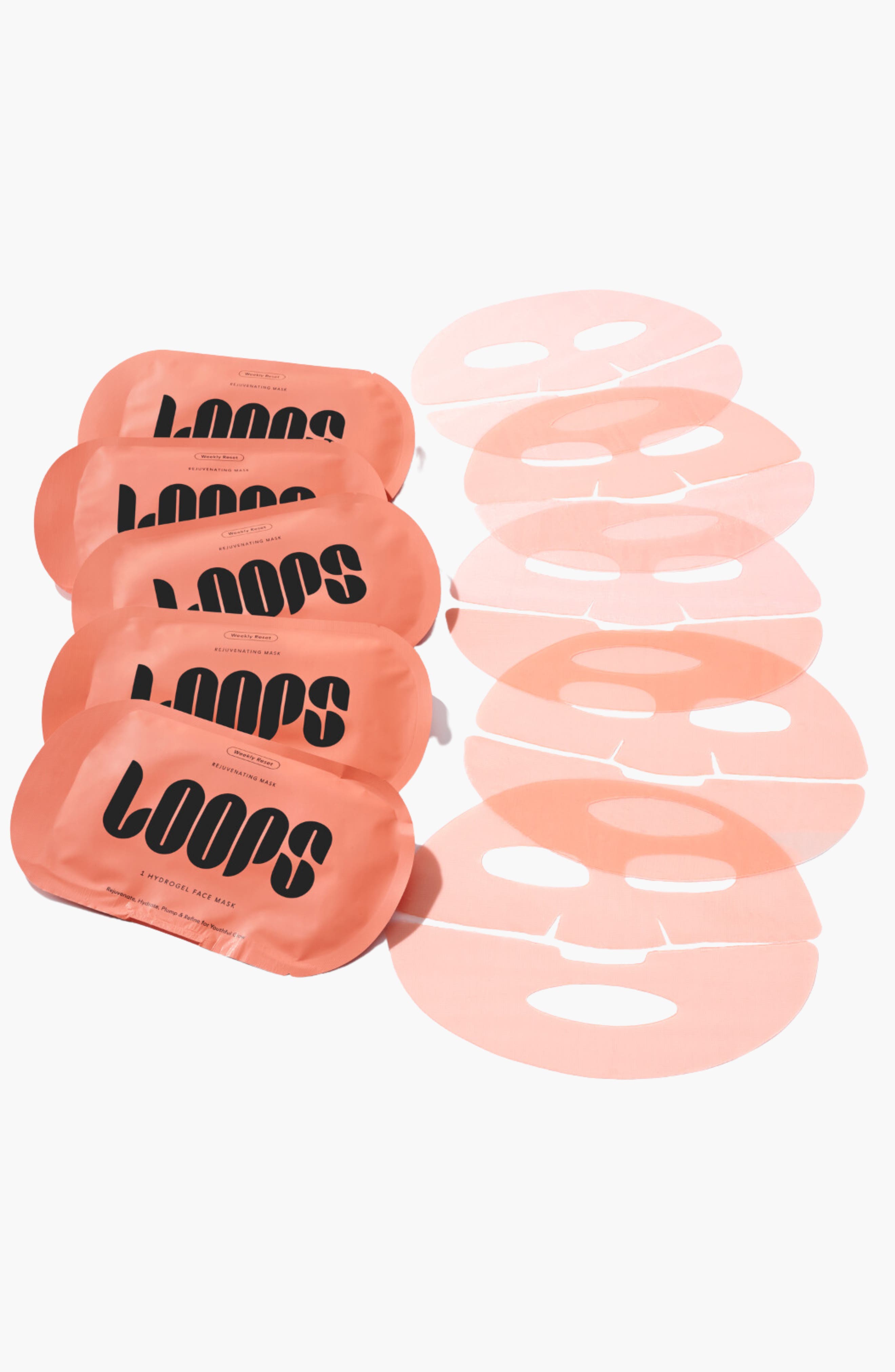 LOOPS 5-Pack Weekly Reset Rejuvenating Face Masks | Nordstromrack