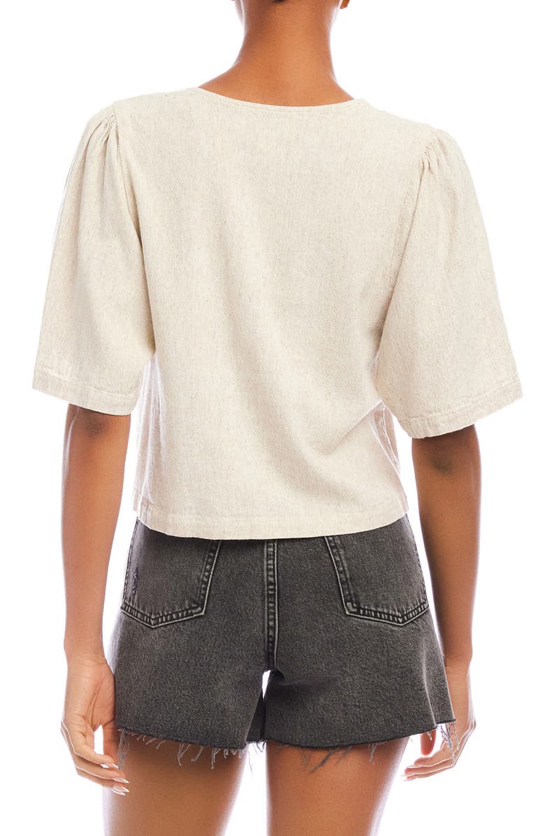 FIFTEEN TWENTY Nadine Bow Detail Woven Shirt, Alternate, color, 