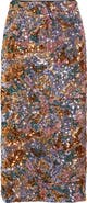 Elie Tahari The Adrianne Sequin Midi Skirt