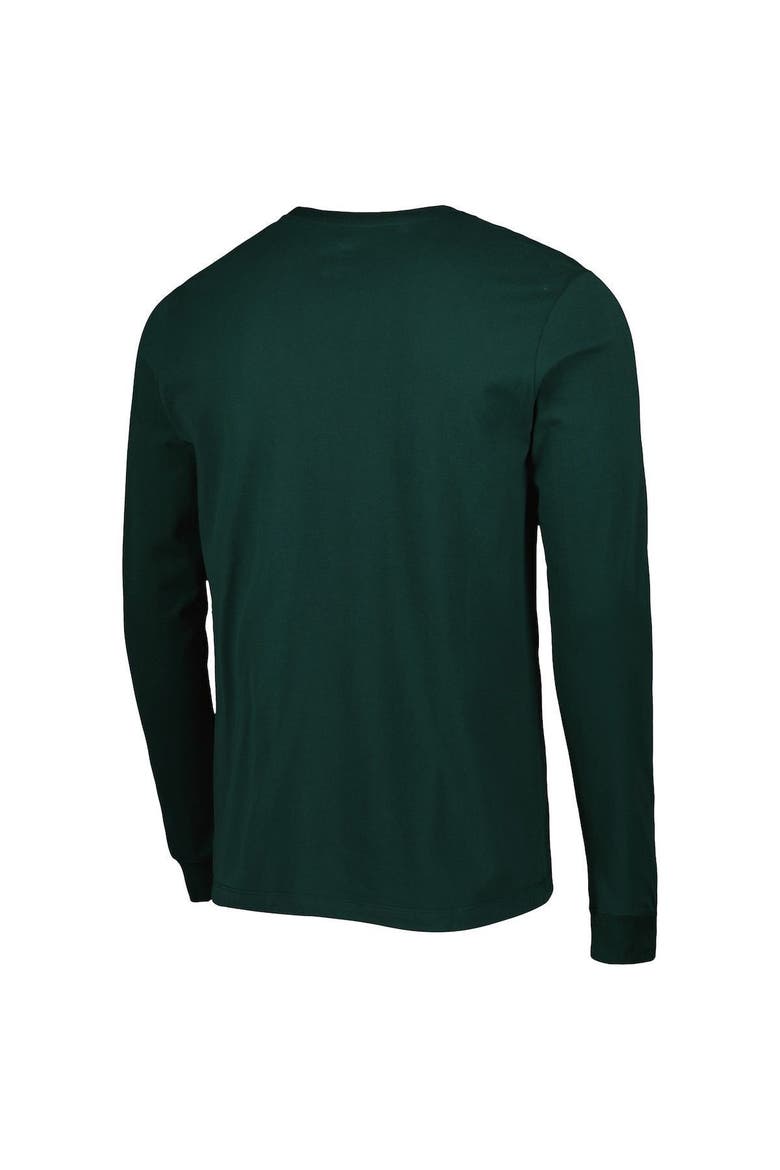 Men's Nike Green Michigan State Spartans Team Practice Performance Long Sleeve T-Shirt, Alternate, color, Green