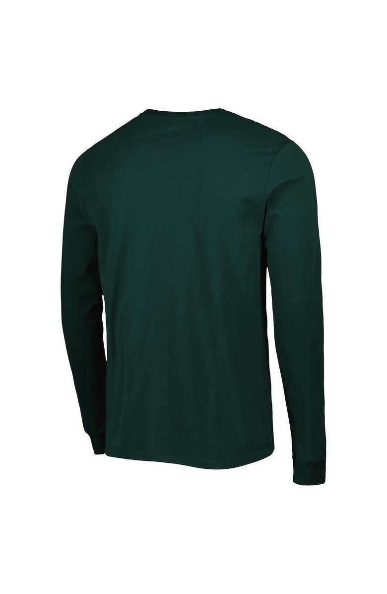 Nike Men's Nike Green Michigan State Spartans Team Practice Performance Long Sleeve T-Shirt, Alternate, color,