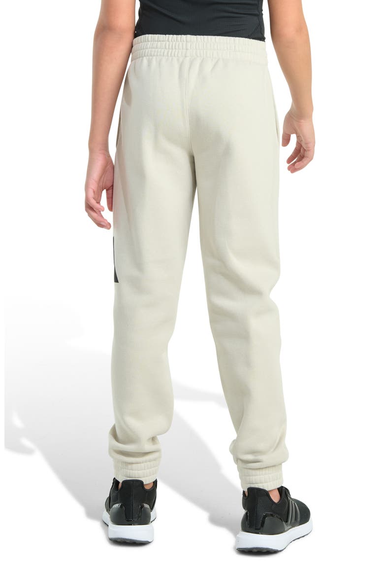 Kids' Big Logo Fleece Joggers, Alternate, color, NATURAL