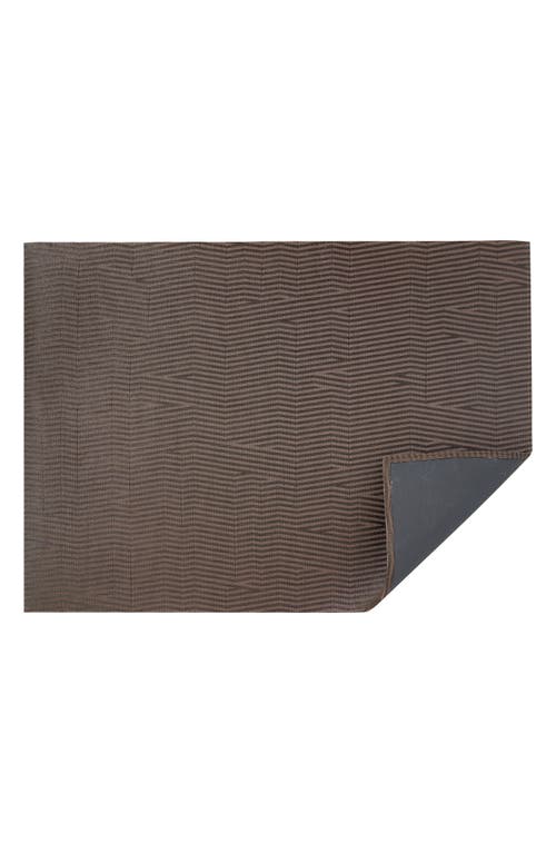 Chilewich Dune Woven Floor Mat, 6' X 9' In Brown