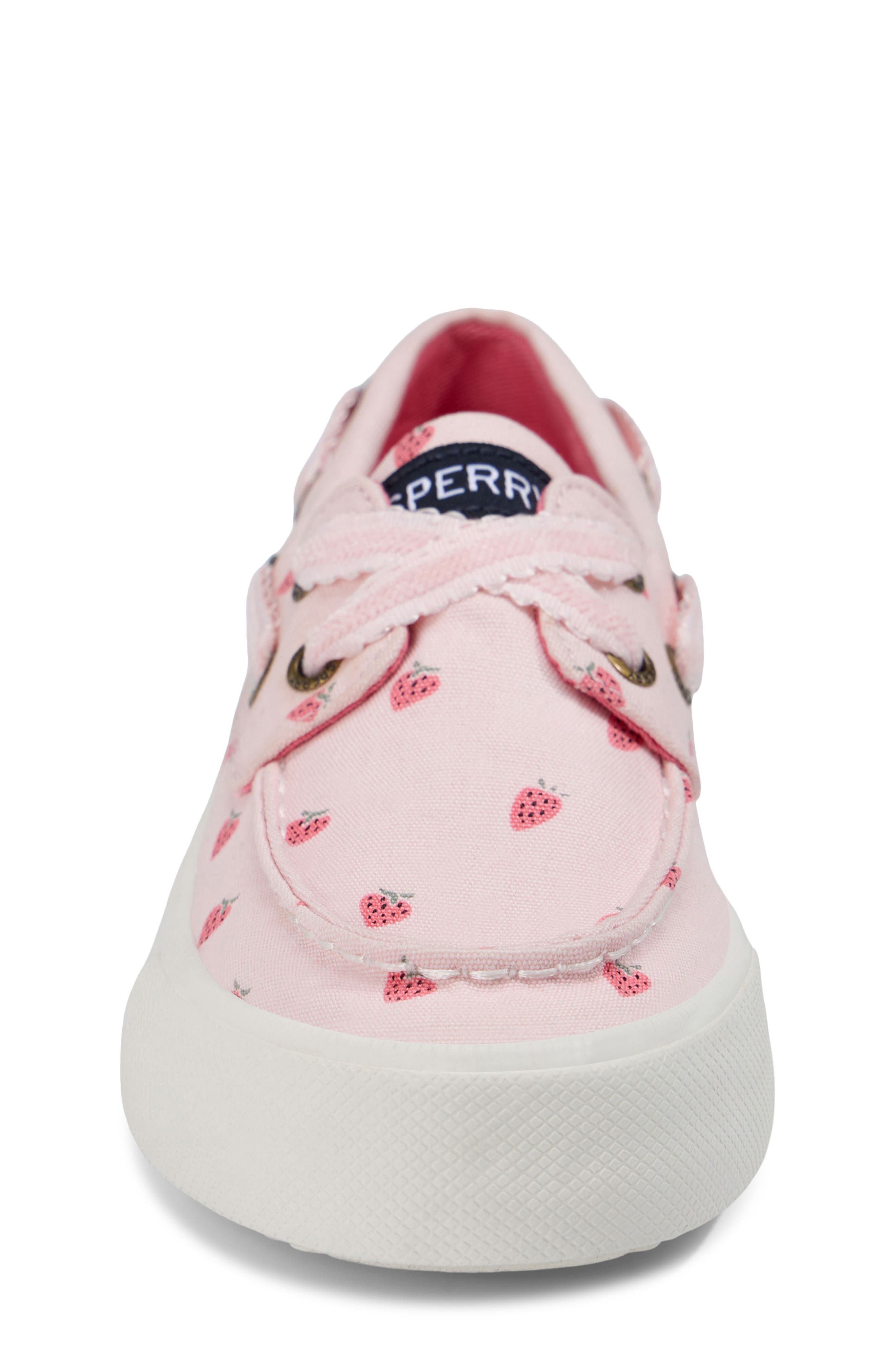 Kids' Bahama Platform Boat Shoe, Alternate, color, SWEET ROSE STRAWBERRIES