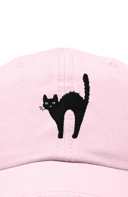 DALIX DALIX BLACK CAT EMBROIDERED CASUAL HAT 