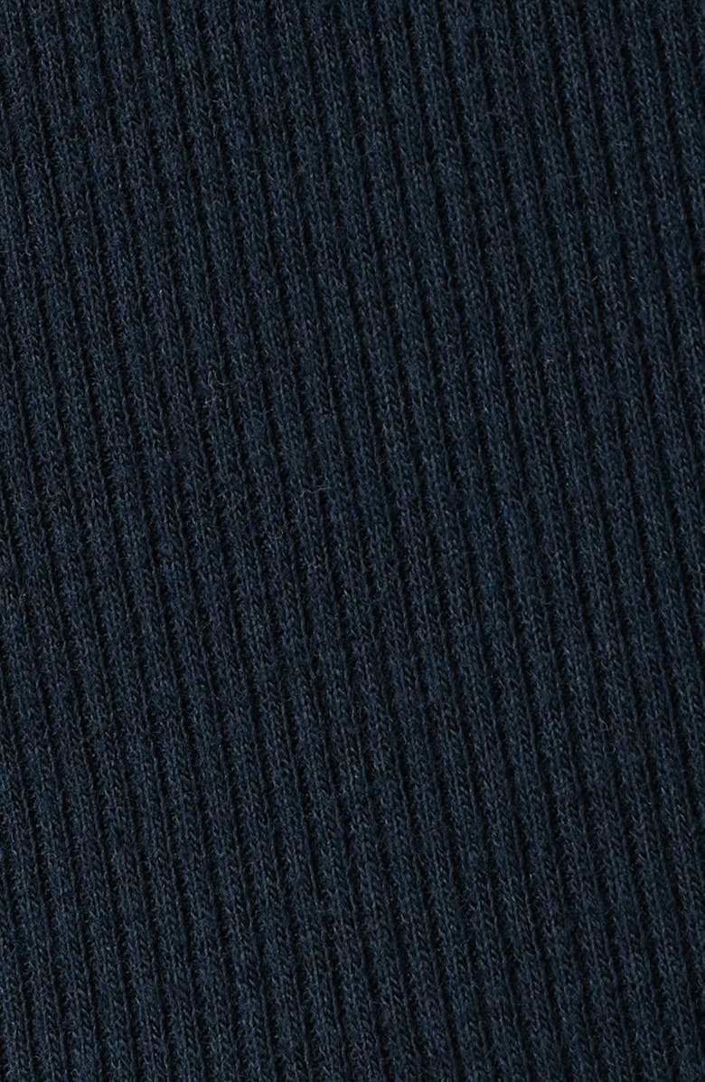 MANGO Contrast Trim T-Shirt, Alternate, color, Navy