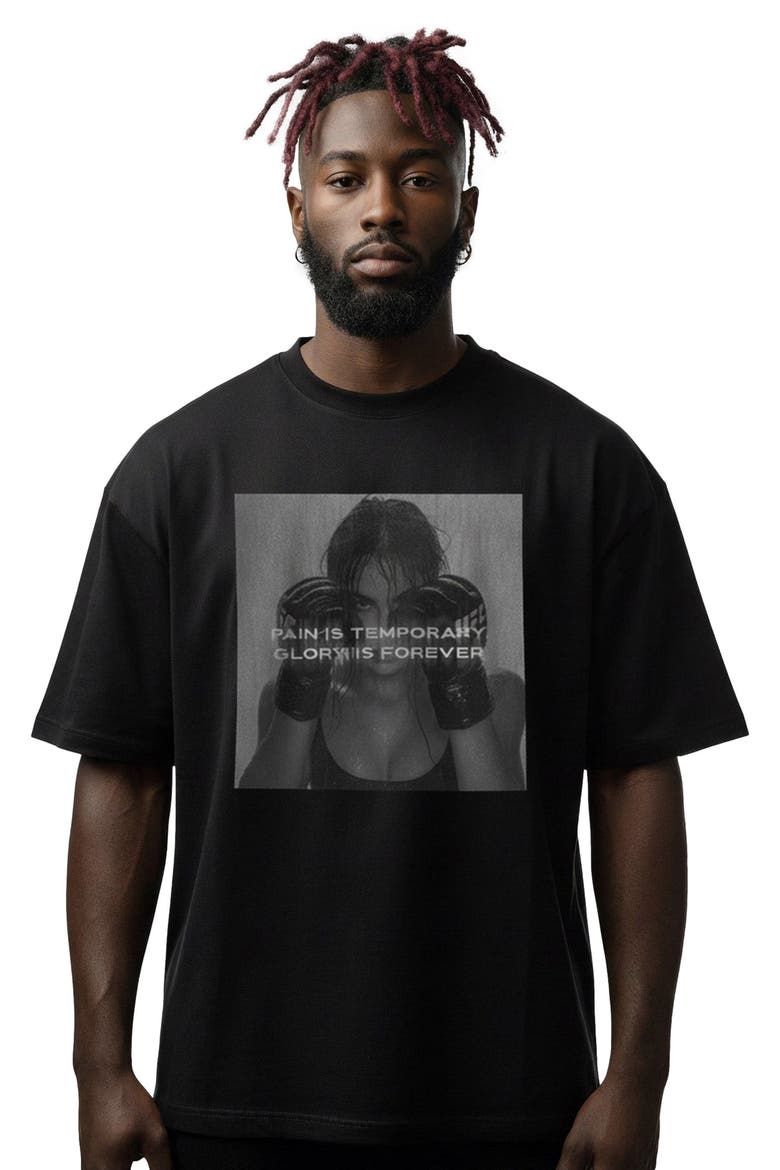 x UFC 'Glory' Tee, Main, color, Black