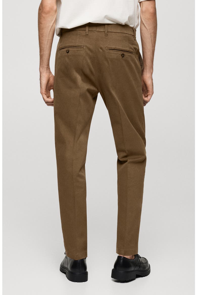 Regular Fit Cotton Pants, Alternate, color, KHAKI