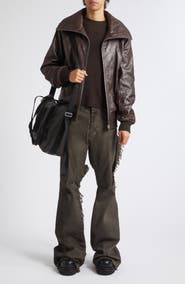 Rick Owens Dracuflight Leather Jacket