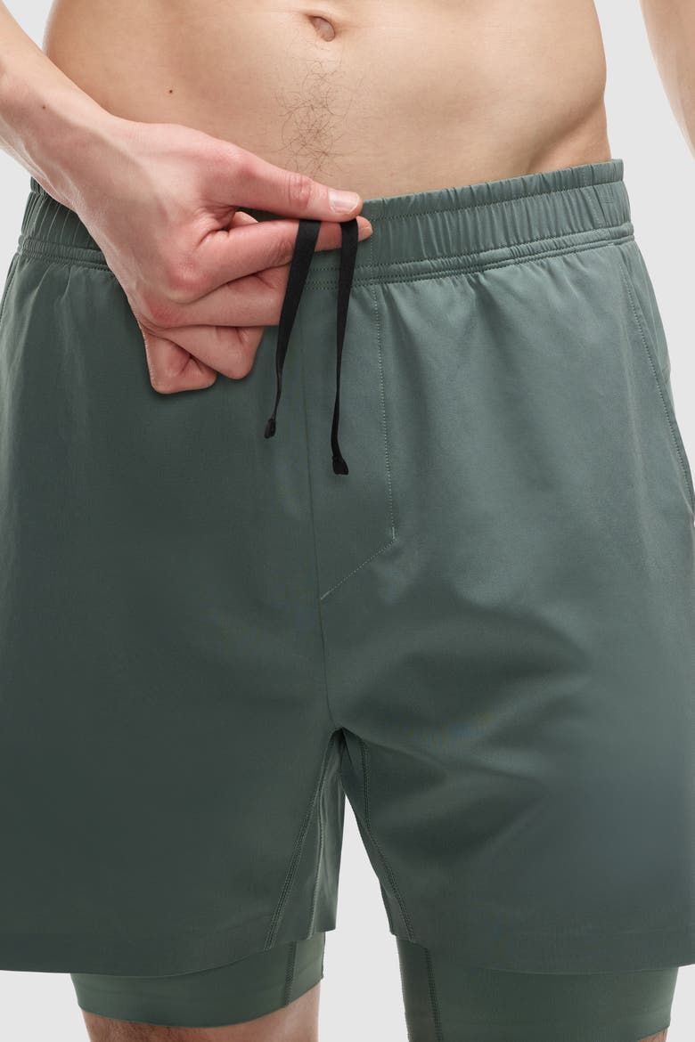 5" PaceForm Lined Run Short, Alternate, color, Soft Olive