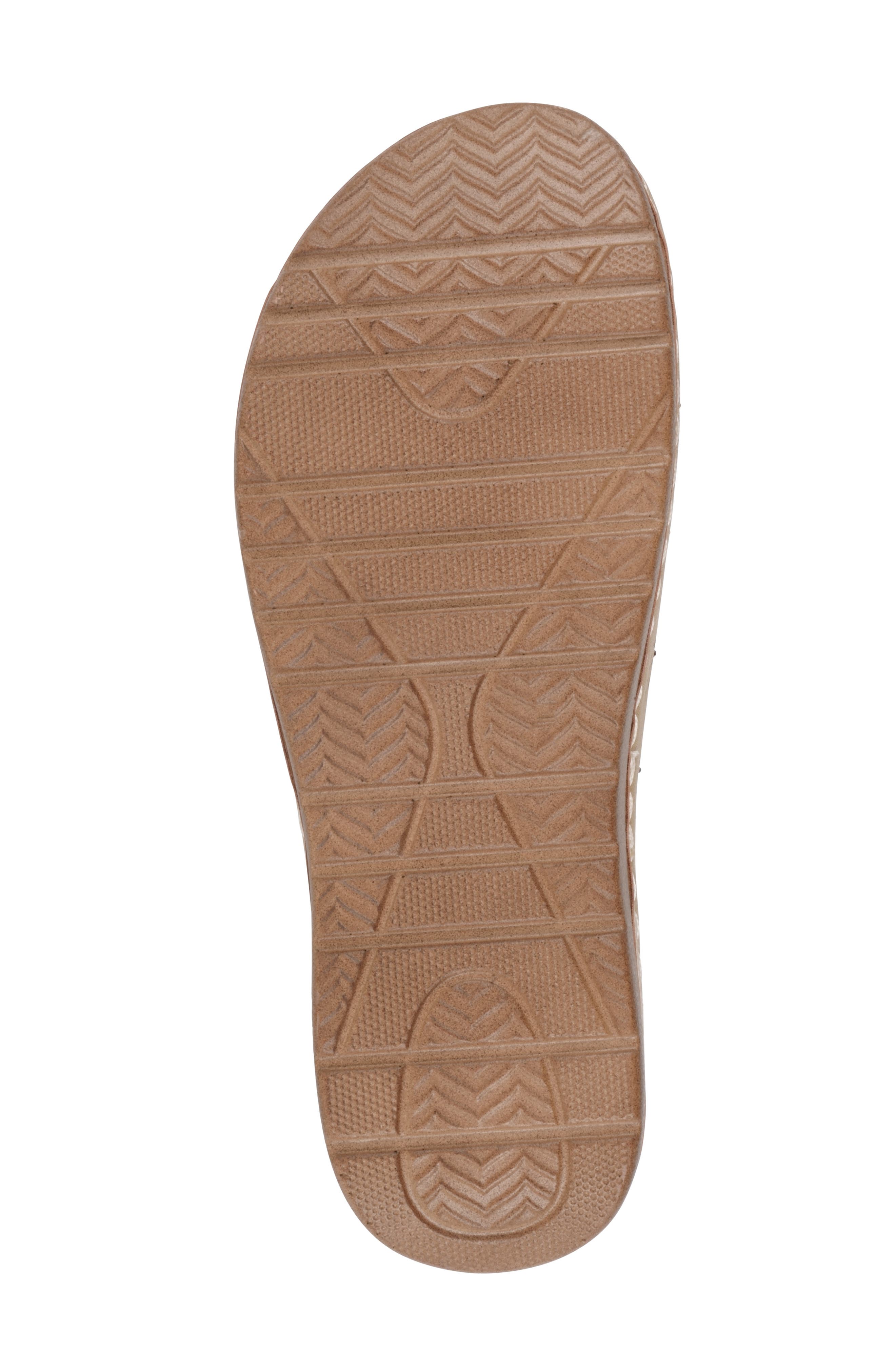 Vale Laser Cut Wedge Mule, Alternate, color, BEIGE
