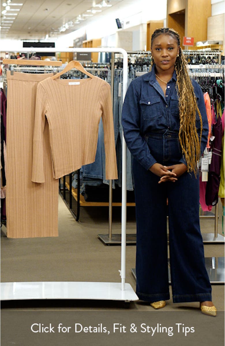 Vienna Variegated Rib Top & Maxi Skirt Set, sales video thumbnail